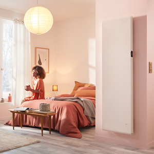 Radiateur électrique à inertie fluide Iriya blanc 1500 W vertical