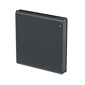 Radiateur électrique à inertie fluide Iriya gris 1000 W