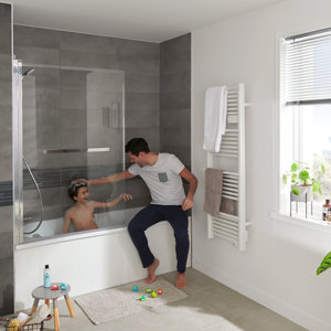 Sèche-serviettes "Solna" 750 W H. 144,5 x L. 54,5 cm