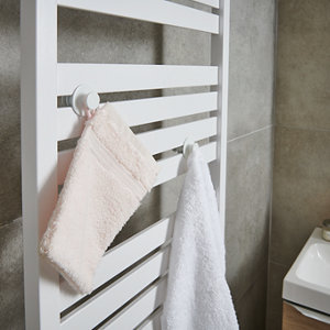 Lot de 2 crochets Muromi blanc