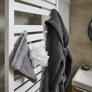 Lot de 2 crochets Muromi chrome