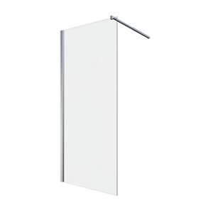 Paroi de douche à l'italienne Walk-In "Beloya" l.100 cm en verre transparent