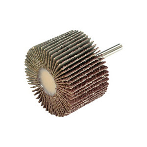 Roue à lamelles abrasives 60 x 40 mm - Grain 40 pour perceuse