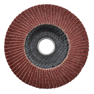 Lot De 10 Disques Abrasifs à Lamelles 125mm Grain 120 - Pour Inox Et Métaux