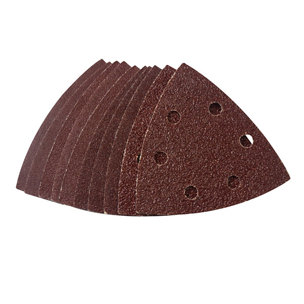 Lot De 60 Feuilles Papier Abrasif Triangulaire 93x93x93mm Pour Ponceuse Delta Bosch - Grains MIX