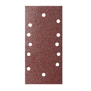 Lot de 5 abrasifs perforés 1/3 185 x 93 mm - Grain 40