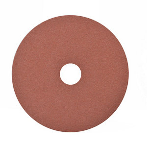 Lot de 5 disques abrasifs en fibre pour meuleuse 125 mm grain 80