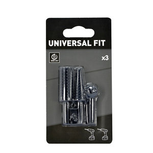 Set 3 fraises bois compatible avec perceuse électrique