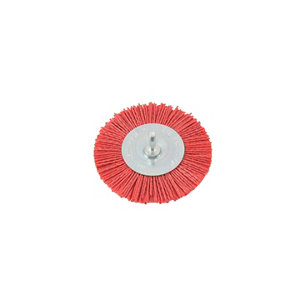 Brosse circulaire en nylon pour jante 100 mm