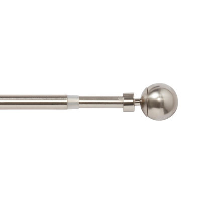 Kit de tringle à rideau extensible embout boule Athens GoodHome 120210 cm Ø19 mm - vue 2