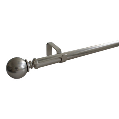 Kit de tringle à rideau extensible embout boule Athens GoodHome 120210 cm Ø2528 mm - vue 2