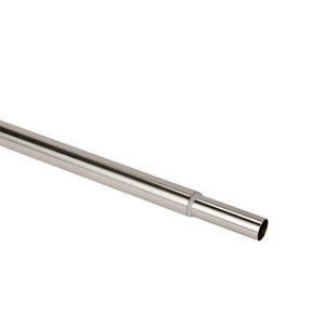 Barre à rideau extensible "Ikaria", nickel brossé, 100/150 cm