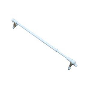 Tringle vitrage "Konera" blanc 50-80 cm