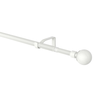 Kit de tringle à rideau extensible embout boule Anafi GoodHome 120210 cm Ø19mm - vue 2