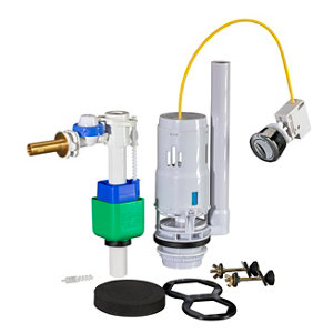 Mécanisme wc avec robinet flotteur 3/8 - 2"