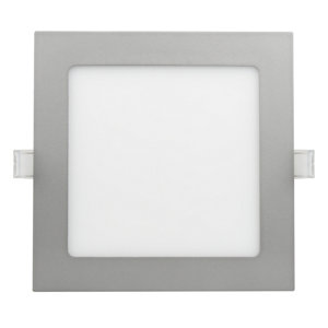 Spots à encastrer carré argent 850 lm