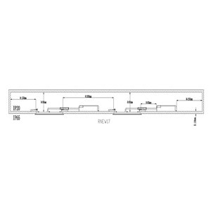 Spots à encastrer Karluk 22cm 2700K 4000K