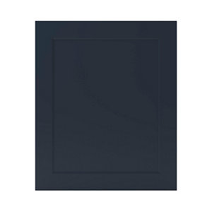 Façade 1 porte "Artemisia" bleu nuit l.59,7 x h.71,5 cm