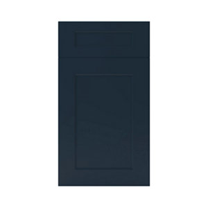 Façade 1 porte + 1 tiroir "Artemisia" bleu nuit l.39,7 x h.71,5 cm