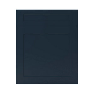 Façade 1 porte + 1 tiroir "Artemisia" bleu nuit l.59,7 x h.71,5 cm