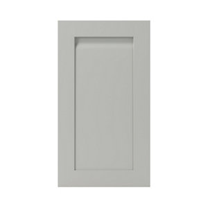 Façade 1 porte "Garcinia" gris ciment l.39,7 x h.71,5 cm