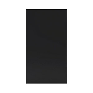 Façade 1 porte 40cm "Heline"noir mat - L. 39.7 x H. 71.5cm