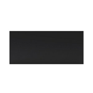 Façade 1 casserolier ou sur-hotte 80cm "Heline"noir mat - L. 79.7 x H. 35.6cm