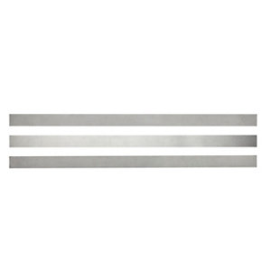 Autocollants décoratifs inox bandes droites