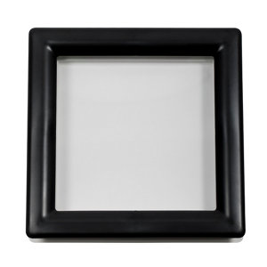 _RETRAIT_EDG_Hublot carré noir pour porte de garage - 29x29 cm