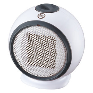 Mini radiateur soufflant gris - 500 W