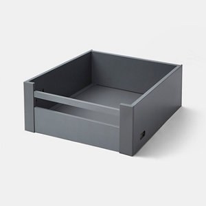 Façade casserolier intérieure "Soto"anthracite - l.35,5 x H.18,7 cm