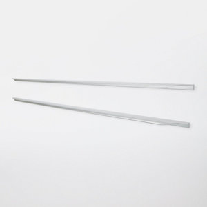 Lot de 2 poignées anodisé argent brossé "Andali  L 99,7 cm 