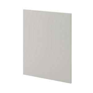 Côté de remplacement bas gauche "Garcinia" gris ciment l.57 x h.72 x ép.1,8 cm