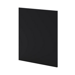 Finition caisson bas droit "Heline"noir mat - L. 57 x H. 72cm