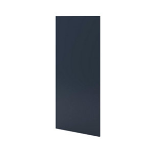 Côté de remplacement 1/2 colonne "Artemisia" bleu nuit l.57 x h.135 cm