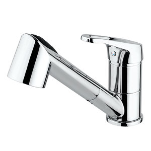 Mitigeur évier inox "Rusumo" avec douchette