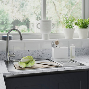 Carrelage mural "Trentie" blanc - l. 10 x L. 20 cm