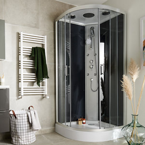 Cabine de douche hydromassante "Onega" - L. 90 x l. 90 x H. 215 cm