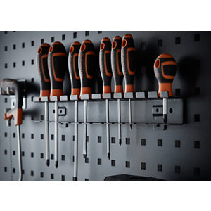 Porte-tournevis en acier maxi 12 tournevis