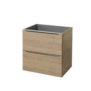 Meuble sous vasque à suspendre chêne Imandra L.60 x H.60 x P.45 cm
