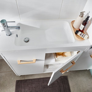 Plan vasque "Makonda" L. 80 cm 