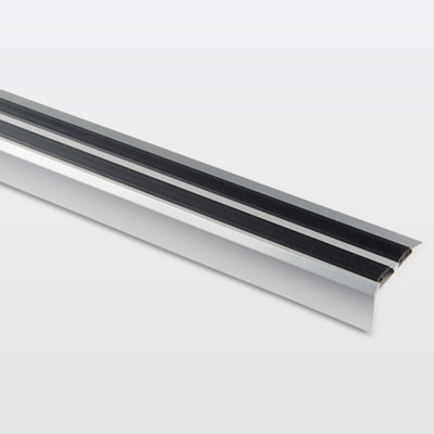 Nez de marche en aluminium décor métal GoodHome 40 x 20 x 900 mm - vue 2