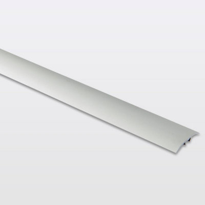 Barre de seuil incurvée en aluminium décor métal GoodHome 30 x 930 mm - vue 2