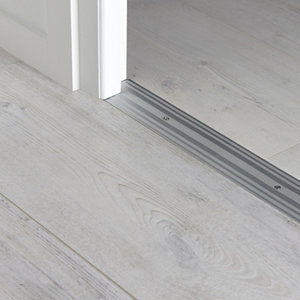 Barre de seuil large aluminium mat - L. 93 x l. 6 cm