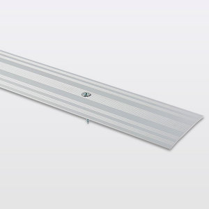 Barre de seuil large aluminium mat long. 1800 x larg. 60 mm