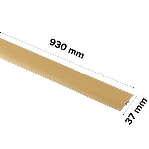 Barre de seuil aluminium doré mat long. 930 x larg. 37 mm