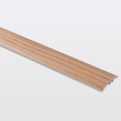 Barre de seuil en aluminium auto adhésif effet chêne miel GoodHome Décor 245 .930 x .37 mm - vue 2