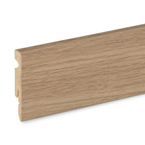 Plinthe décor imitation bois blanchi long. 220 x haut. 6 cm x ép. 11 mm