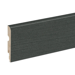 Plinthe décor imitation anthracite L. 220 x - H. 8 cm x Ép. 13 mm