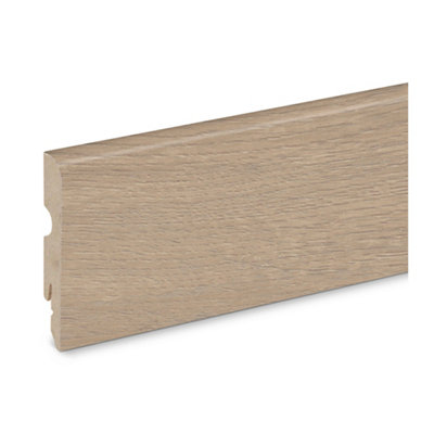 Plinthe MDF effet chêne GoodHome décor 125 H.8 cm x .220 cm x ép.13 mm vendue à la pièce - vue 2